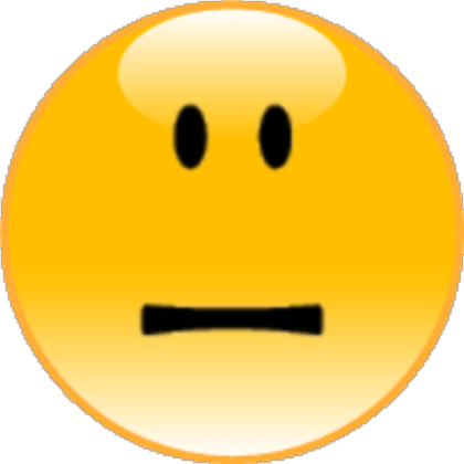 ROBLOX neutral emoji Roblox decal