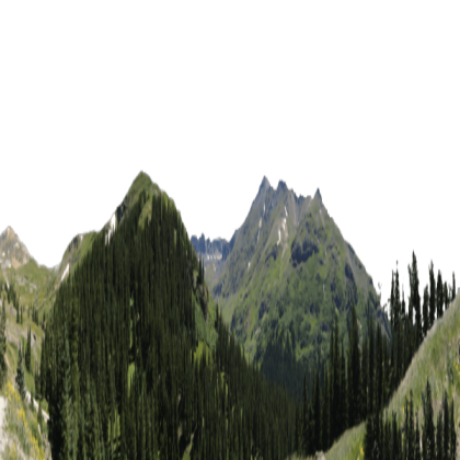 Mountain Background With Trees [PNG] Roblox decal