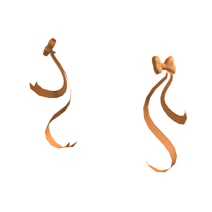Wirst Ribbon Bows in Orange