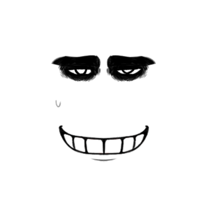 Unintentional Creepy Grin Roblox decal