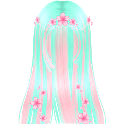 Glowy Sakura Princess Hime Cut (Arizona) Roblox item
