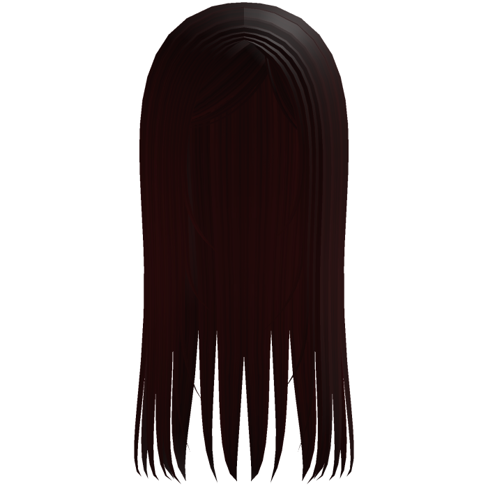⸸ long goth emo wispy moe hair in red