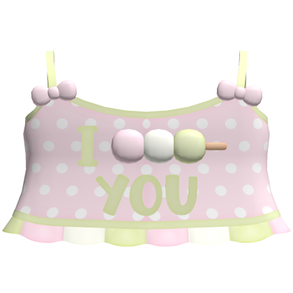 . ‿ ♡ cute dango tank top