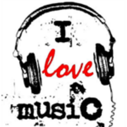 I ♥ Music Roblox decal