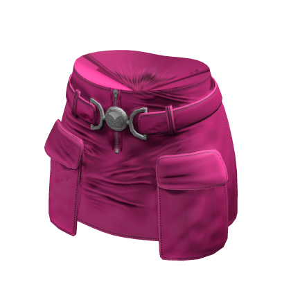 Silk Logo Skirt | Pink thumbnail