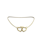 Valentine Heart Necklace Gold