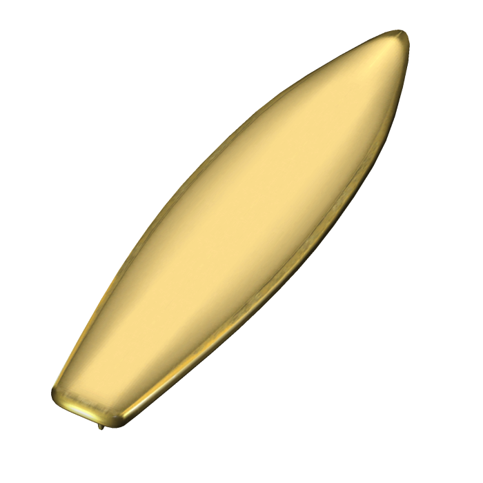Ridable Gold Surfboard