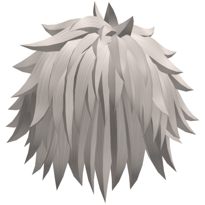 Ash Blonde Shaggy Anime Boy Hair Roblox item