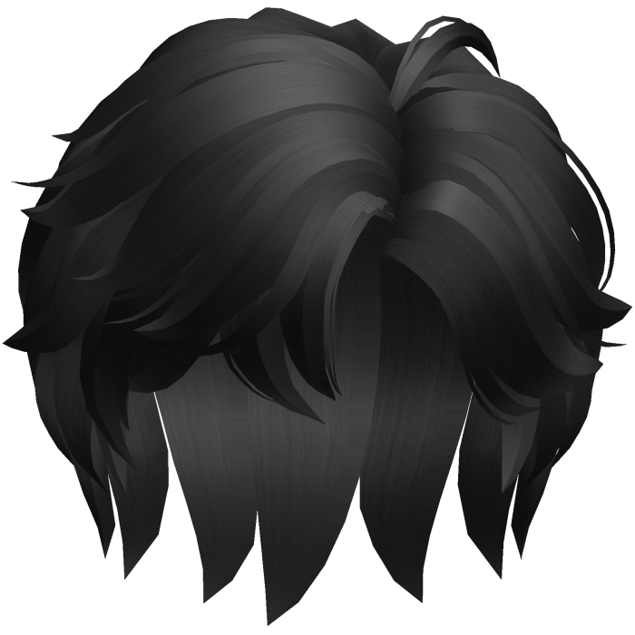 Fluffy Layered Middle Part Hair