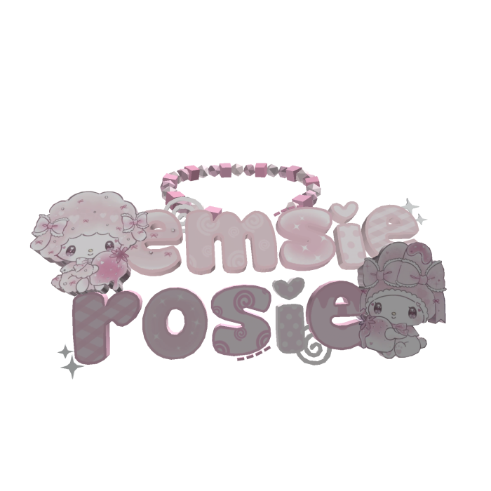 emsie and rosie pink !