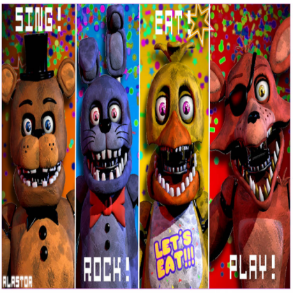FNAF Unwithered Poster Roblox decal