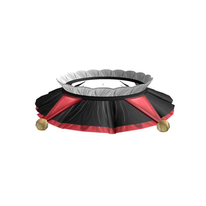 Cute Red Jester Ruffle
