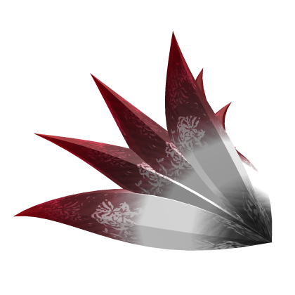 Spider Lily Kitsune Tails (White Red)