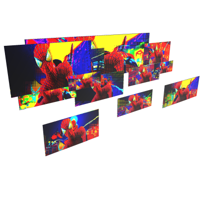 [CODE = FREE8303] ANIMATED Polyester Spiderman