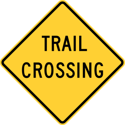 Trail Crossing Sign Roblox decal