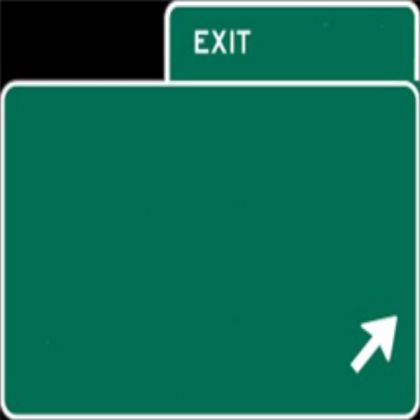 blank road sign Roblox decal