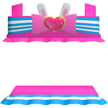 D.va Summer Set Blue Cutest Kawaii Bunny Ears Doll Roblox item