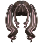 Kawaii High Caramel Twirls Pigtails