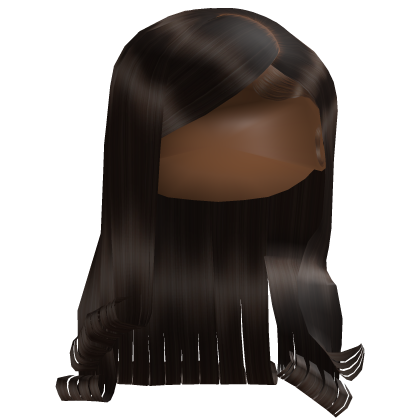 𝓭 Side Swoop Curly Bussdown (Brown)