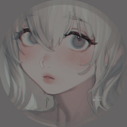 Soft Silver Circle pfp (Profile Picture)