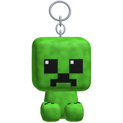 Pixel Creepy Monster Keychain