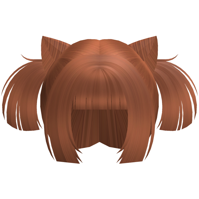 ginger cutie neko anime mini pigtails