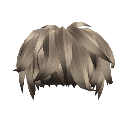 Messy Ash Grey Boy Hair Roblox item