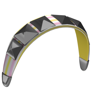 ★ | studded headband {pink lemonade} Roblox item
