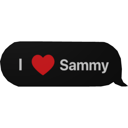 I Love Sammy Roblox item