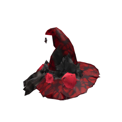 Crimson rose witch hat