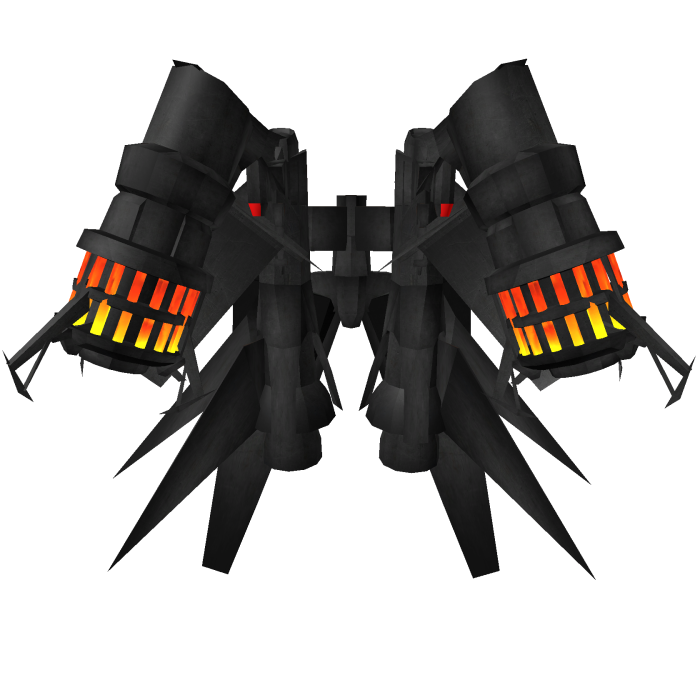 Suspended Recorder Of Death Jetpack & Laser [Glow]