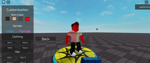 Character customize test