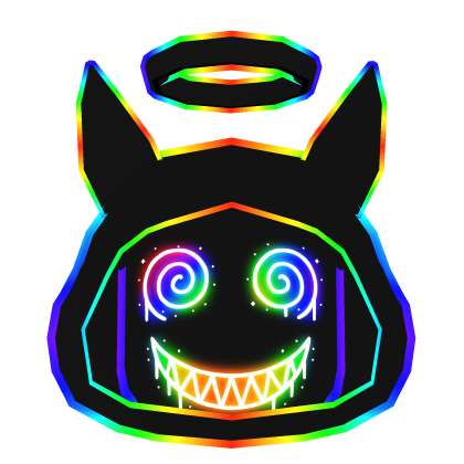 Rainbow Cartoony Hood