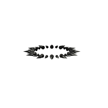 Black Spikey Crown Roblox item