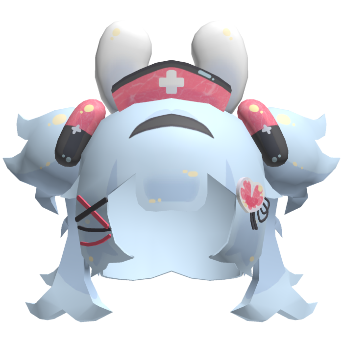 ᨳ low poly creepycute blue twin tails