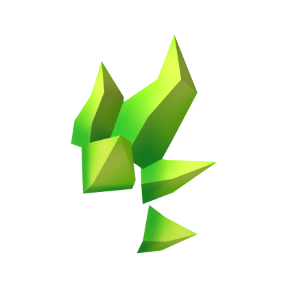 Green Nuclehare Left Shoulder Crystals