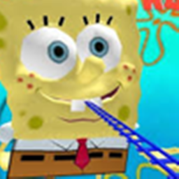 Cart ride with Spongebob and Patrick!