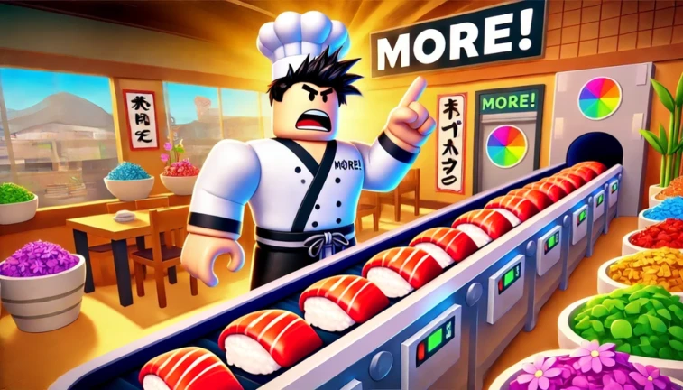 More About Sushi Shop Tycoon, Image source: Roblox.com