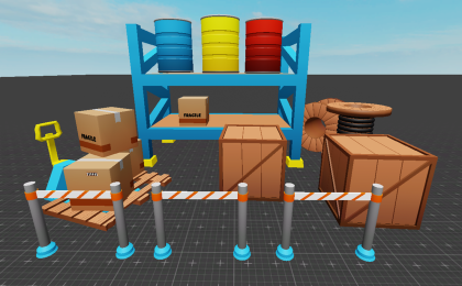 Warehouse Props Asset Pack preview 1