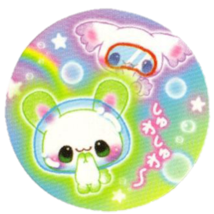 TB PNG Cute Pink Bunny Axolotl Patch Y2K Kawaii Roblox decal