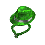Green Sparkle time Tasteless Set