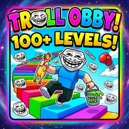 [¡TROLL!] Mega Color Obby Parkour (100+ Levels)