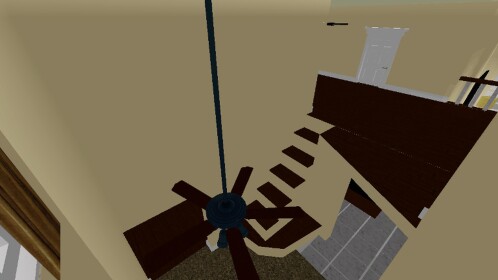 Ceiling fans in a mansion