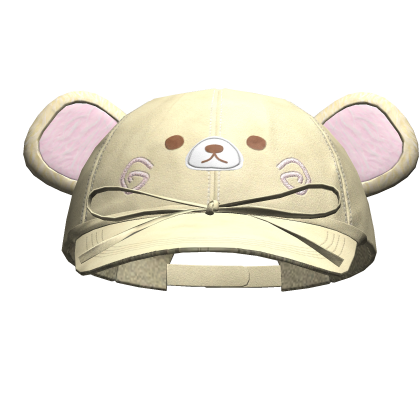 Kawaii Bear Cap W/ Bow Red