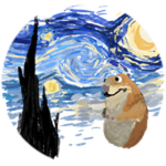 Chomik at the Starry Night