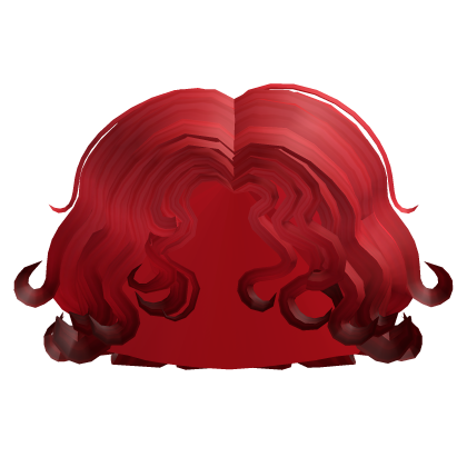Red Messy Boy Hair Roblox item