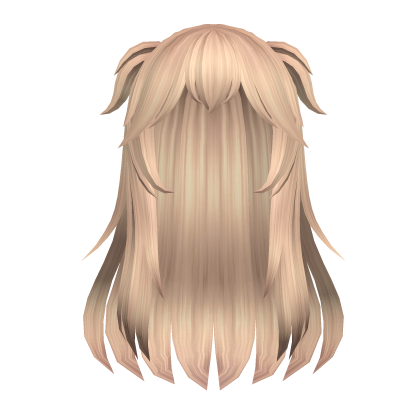 Messy Cute Blonde Anime Hair Roblox item