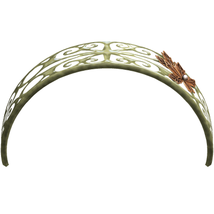 Jade Green Boho Hippie Earthy Swirl Leaf Headband