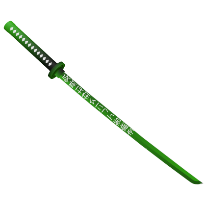 Roblox Item Green Samurai Katana