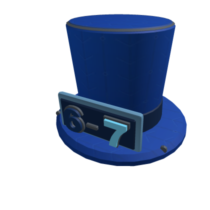 67 Blue Top Hat